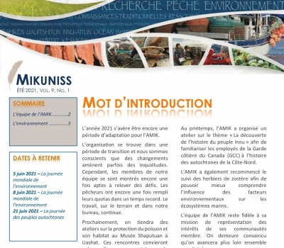 Mikuniss été 2021, Vol. 9, No. 1